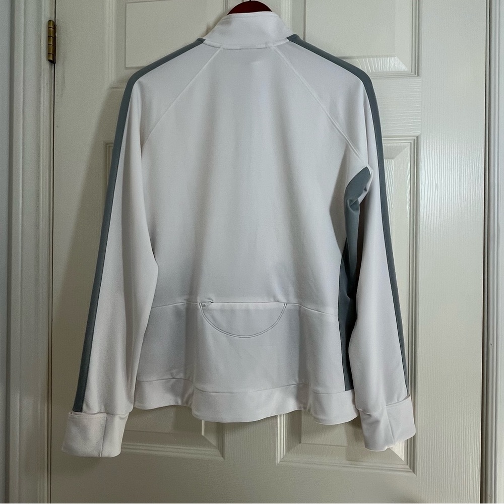 ALO Yoga White and Gray Full Zip Jacket Size Large - Picture 2 of 8